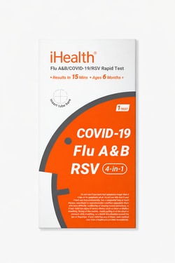 IHEALTH LABS INC&nbsp;iHealth Flu A&B/COVID-19/RSV Rapid Test (1 Pack) - OTC